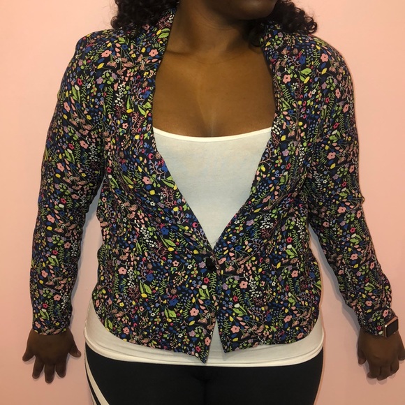 H&M Other - Floral Blazer